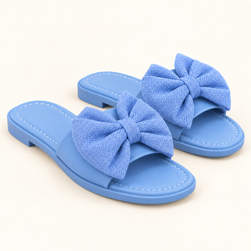 Krizzowholesale blue bow side view