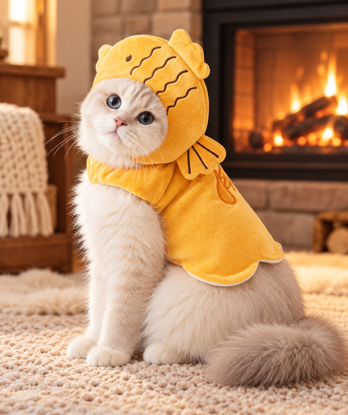 Taiyaki Set modeled by cat, view 3