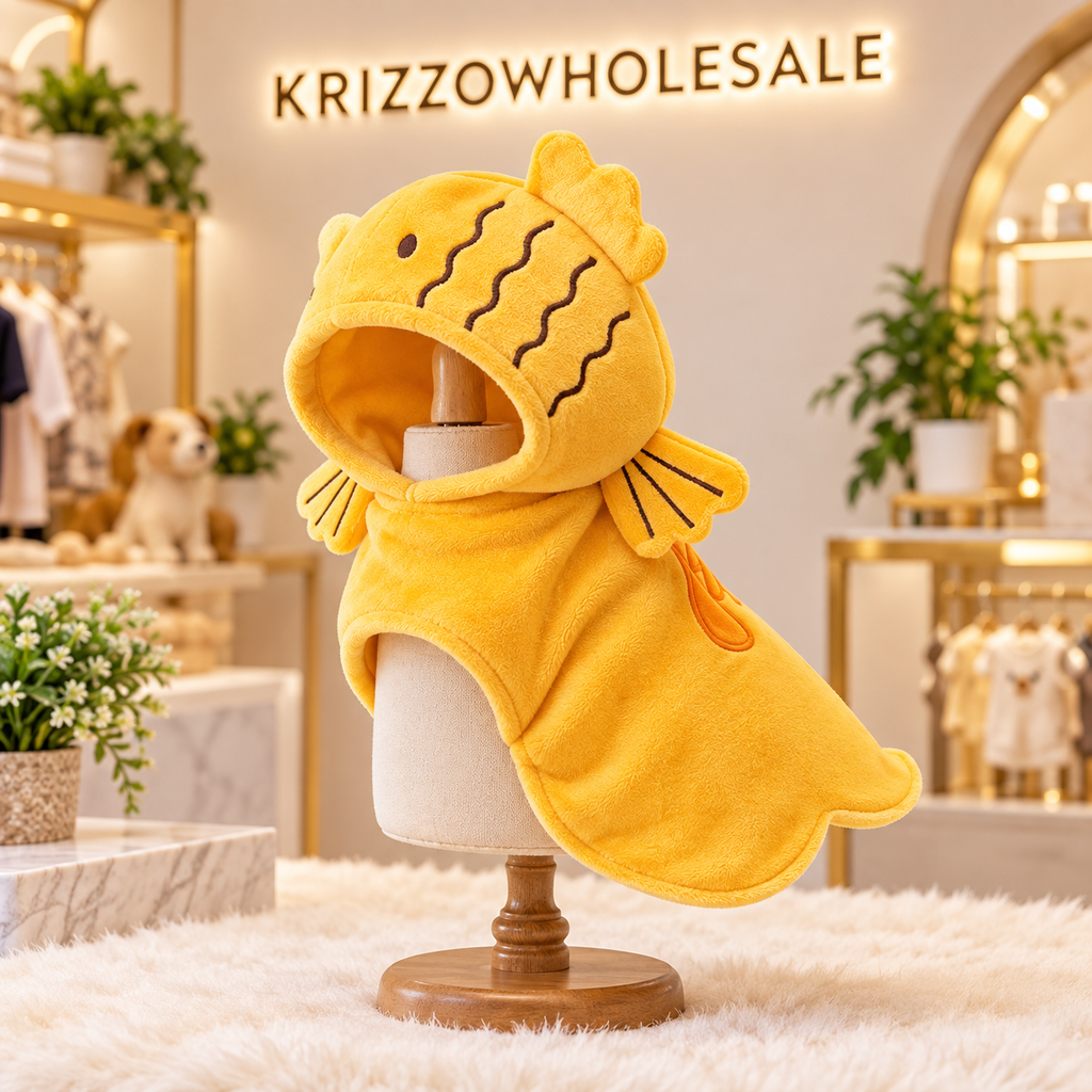 Taiyaki Set hoodie displayed alone in Krizzowholesale pet boutique