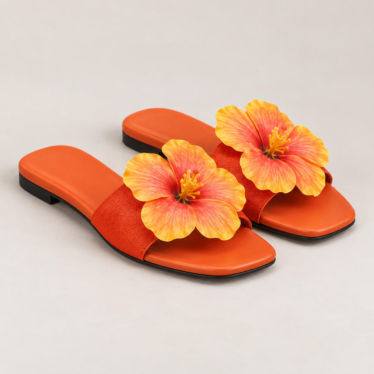 Krizzowholesale orange floral side view
