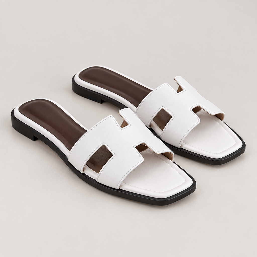Krizzowholesale white fashion sandal side view
