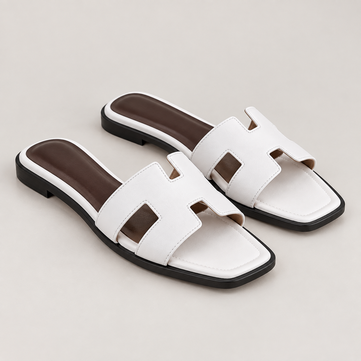 Krizzowholesale white fashion sandal side view
