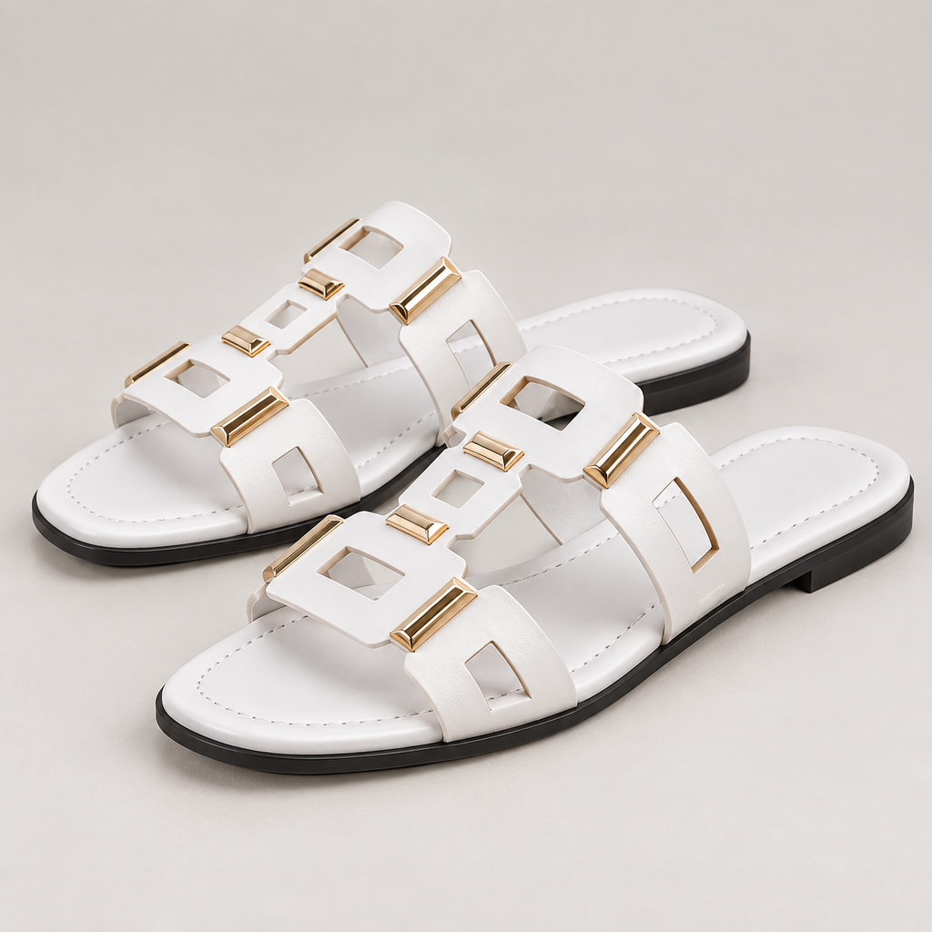 Krizzowholesale white multistrap side view