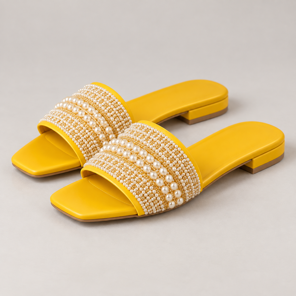 Krizzowholesale yellow pearl side view